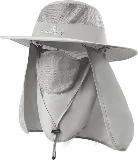 Sombrero de pesca, gorra para el sol con protección solar UPF 50+ y...