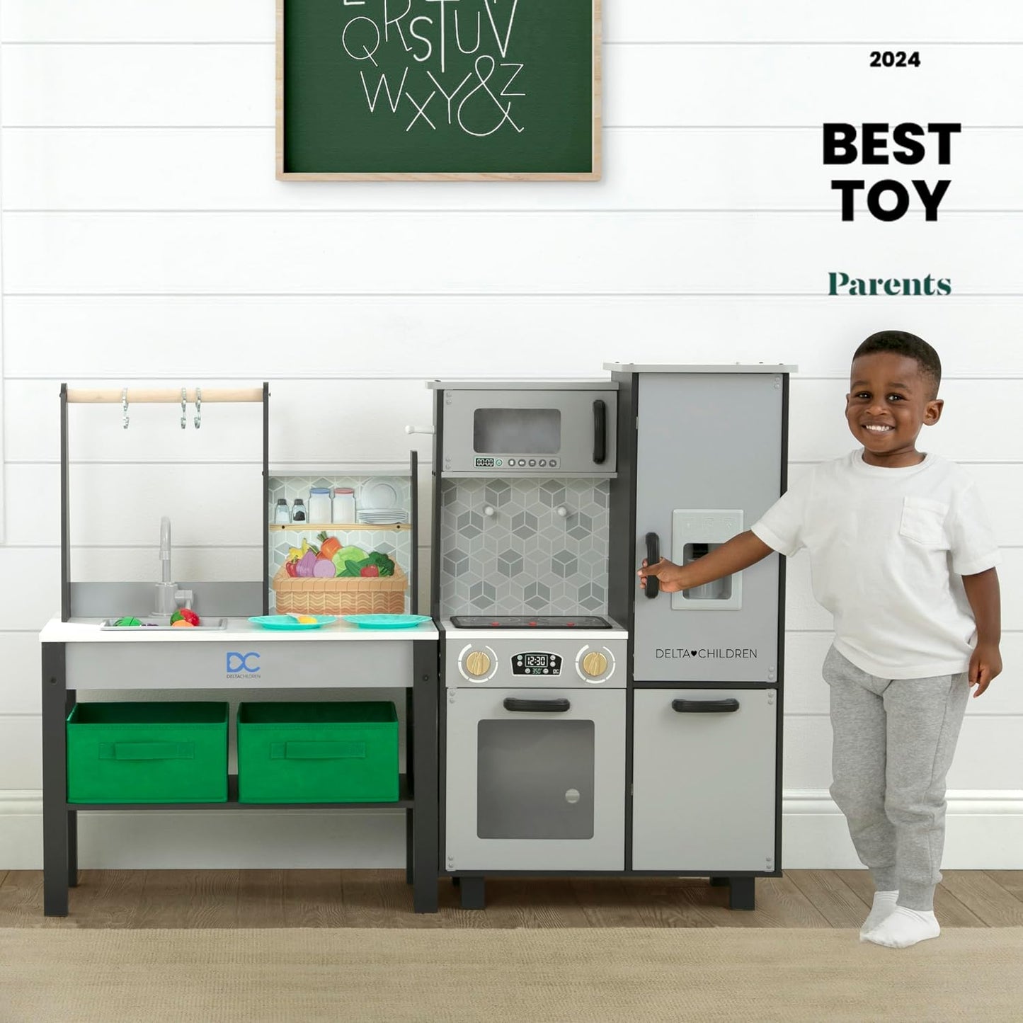 Delta Children - Cocina de juguete Gourmet Todo en Uno de Rincón -...