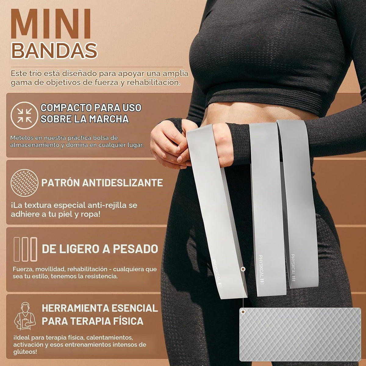 Kit de Pilates PhysKcal, anillo de pilates de 15 pulgadas con 1 bol...