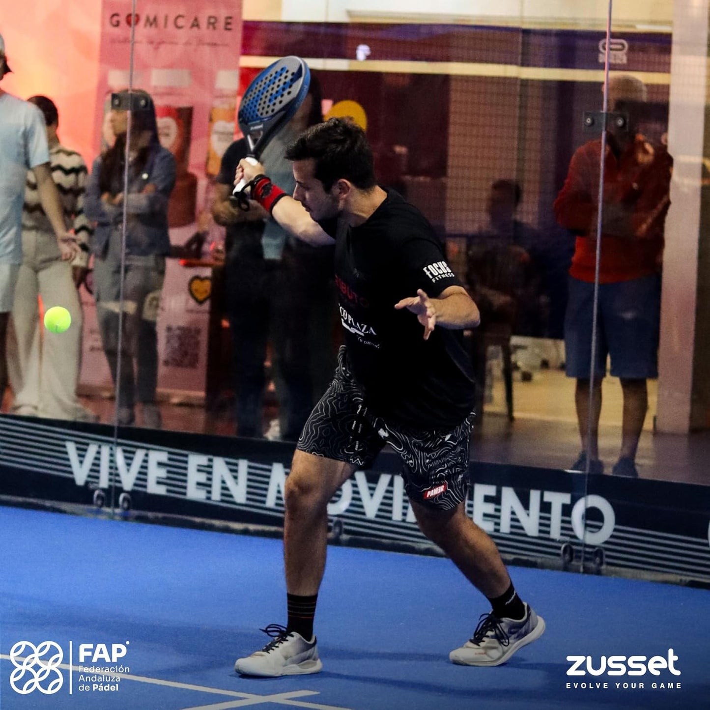 Pala de pádel ZUSSET Activada 2025 | Pala Padel Forma Redonda | Bal...