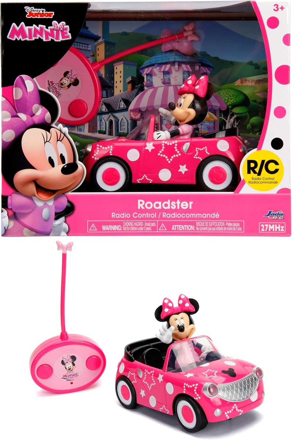 Disney Junior 7.5 pulgadas Minnie Mouse Roadster RC Auto de control...