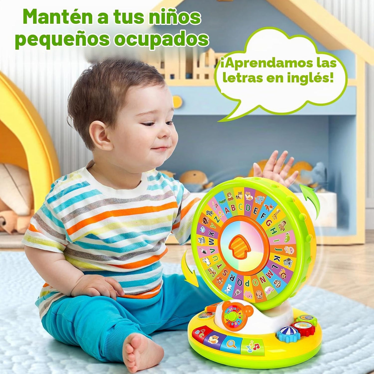 Juguetes de aprendizaje para niños de 1 a 3 años, zoológico del alf...