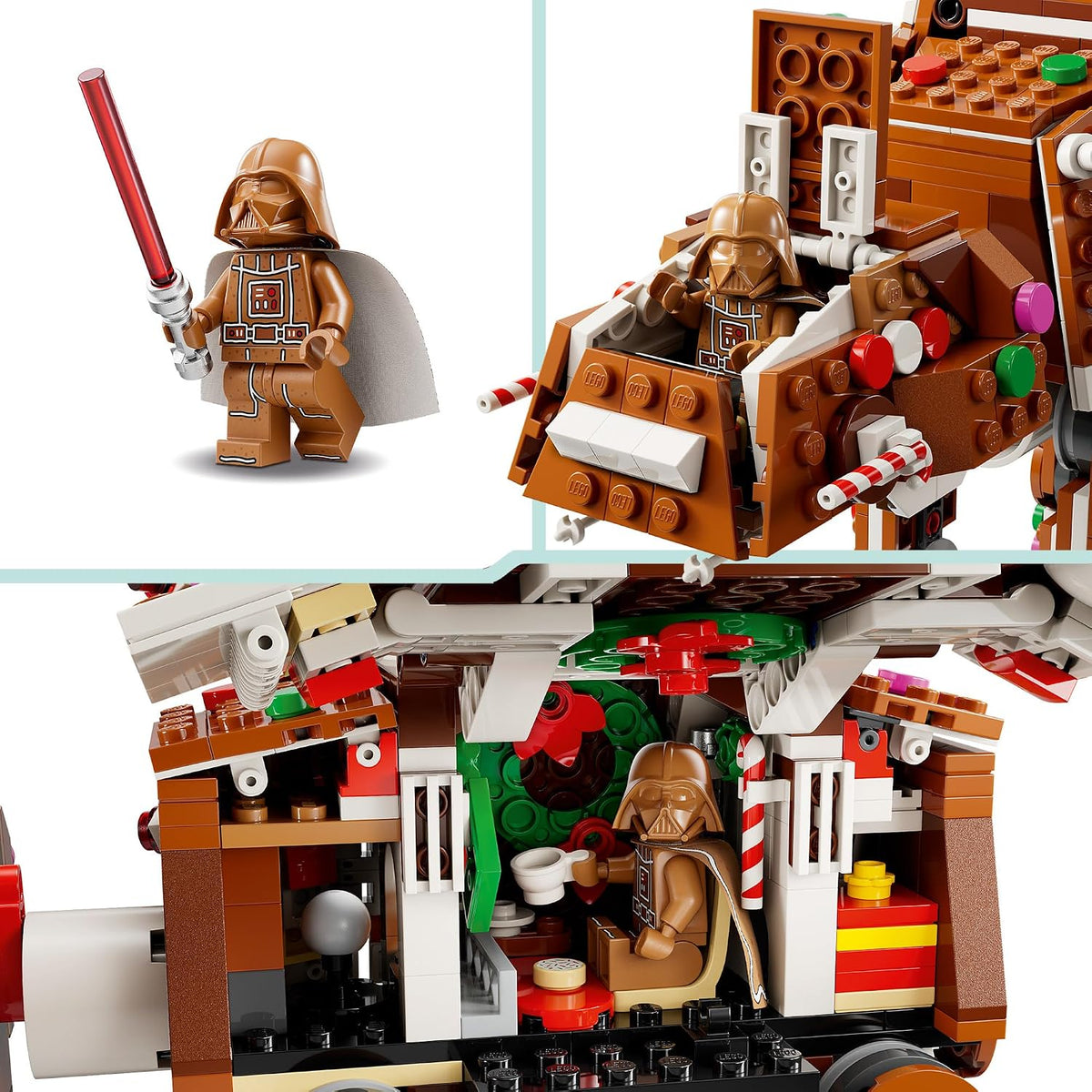 LEGO Star Wars Caminante AT-AT de Pan de Jengibre, Set de Construcc...