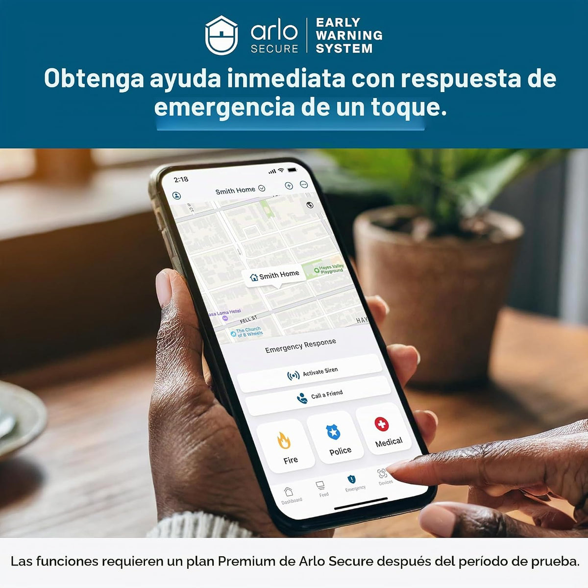 Cámara de seguridad Arlo Pro 2K HDR (6ª generación, lanzamiento 202...