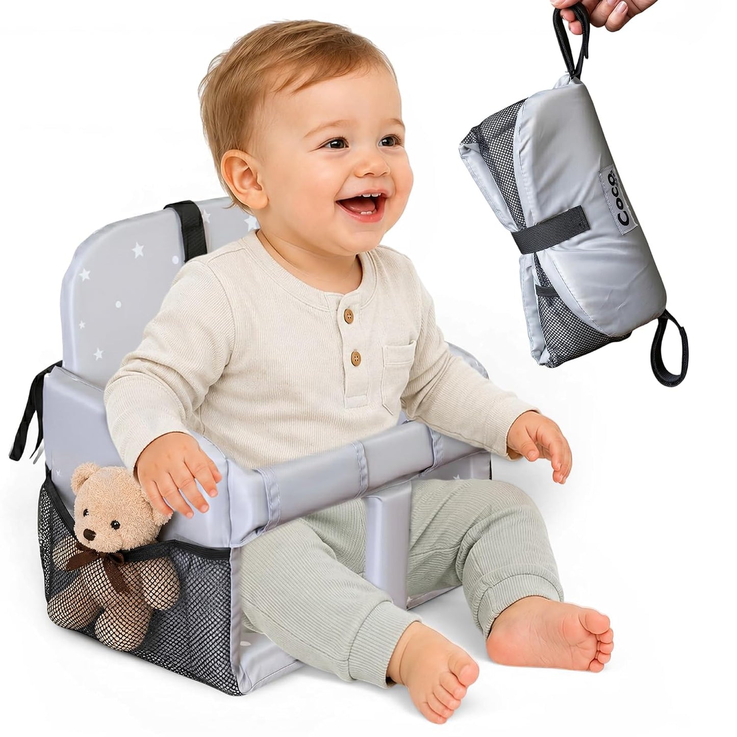 Coco Seat Inserto para silla alta y asiento de carrito de compras p...