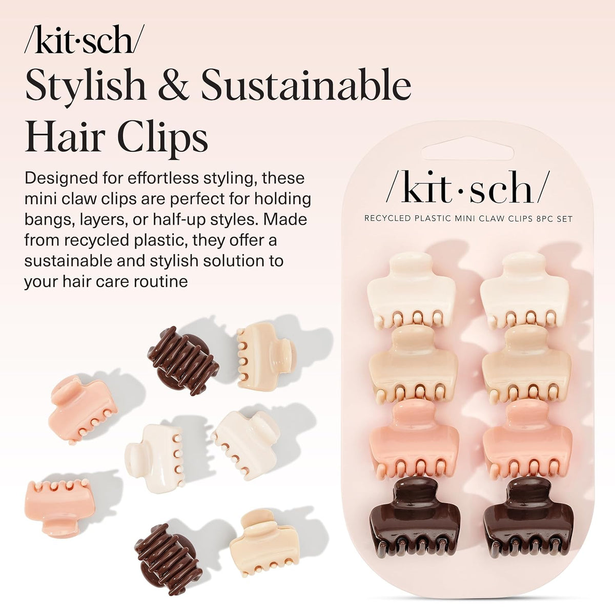 Kitsch Pinzas pequeñas para el cabello para mujeres y niñas \u2013...