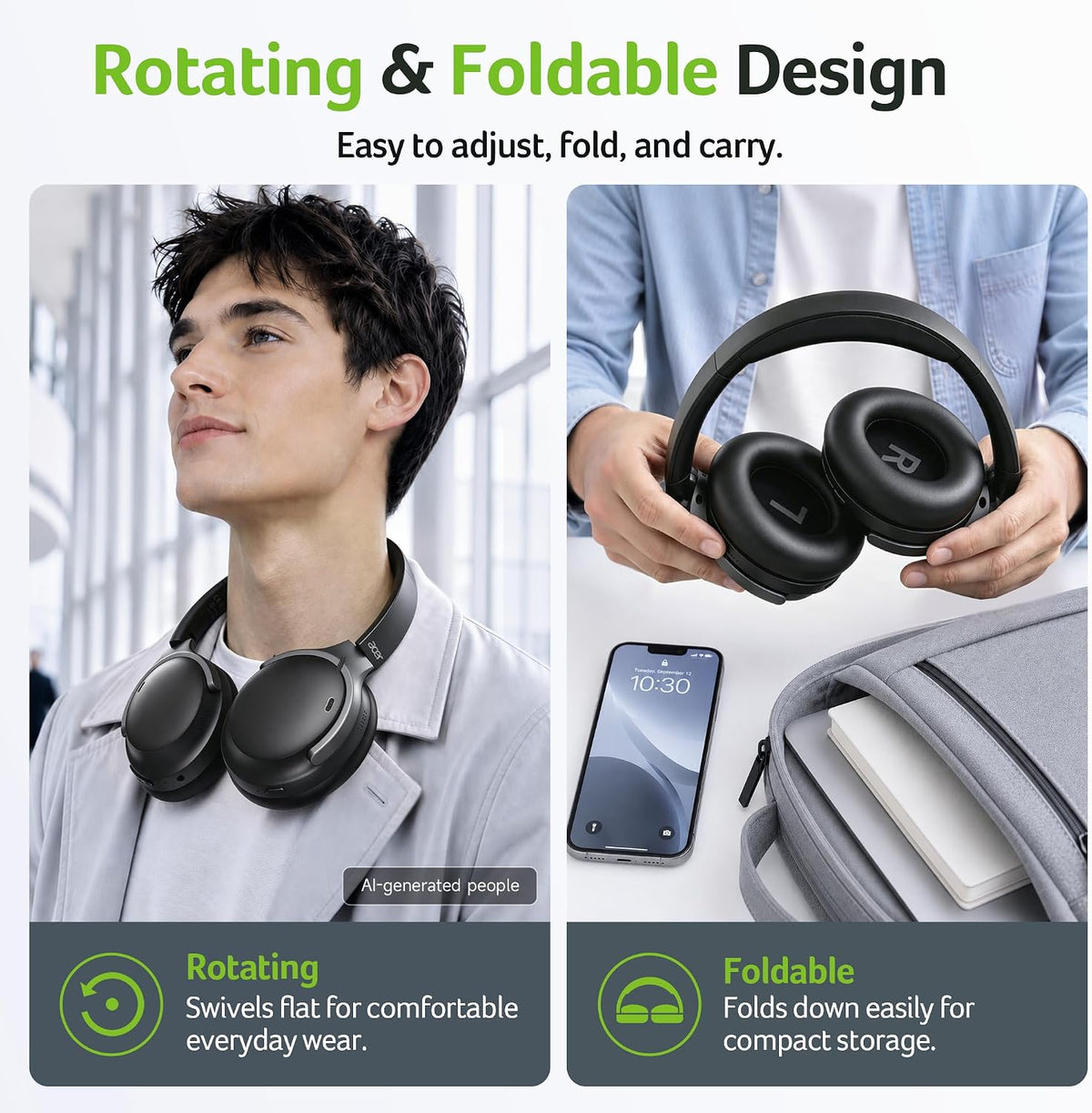 Acer Auriculares con cancelación activa de ruido,Bluetooth inalámbr...