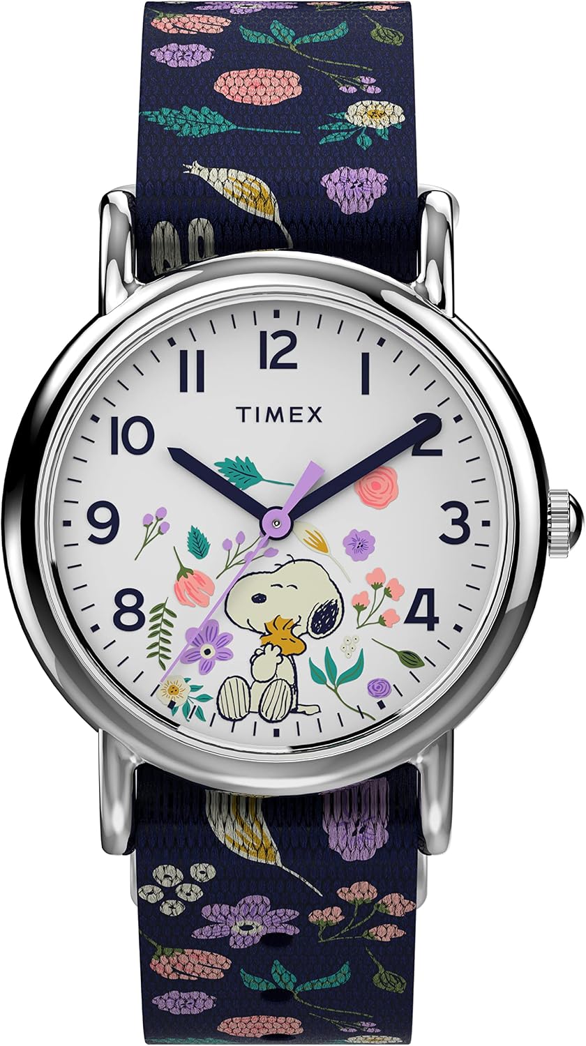 Timex Reloj de pulsera para mujer Peanuts Weekender Casual - Con Sn...