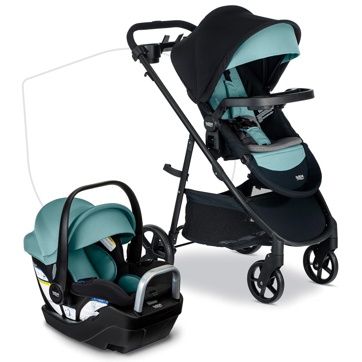 Britax Willow Brook S+ Sistema de viaje para bebé, asiento de autom...