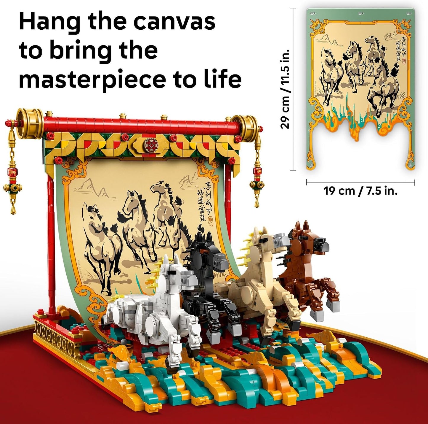 LEGO Caballo Galopante de Tela para el Festival de Primavera - Jugu...