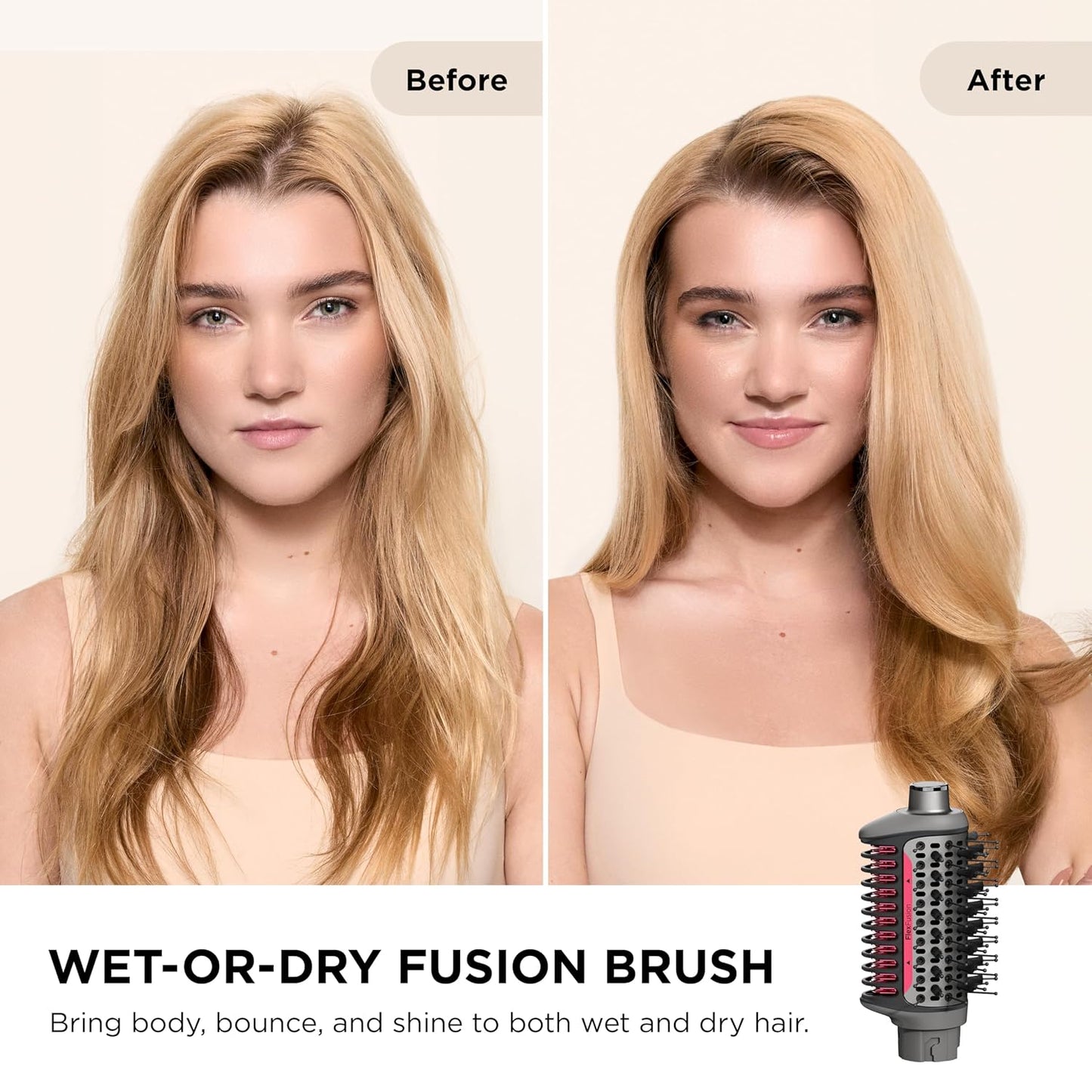 Secador de pelo Shark FlexFusion con cepillo de pelo Fusion, difuso...