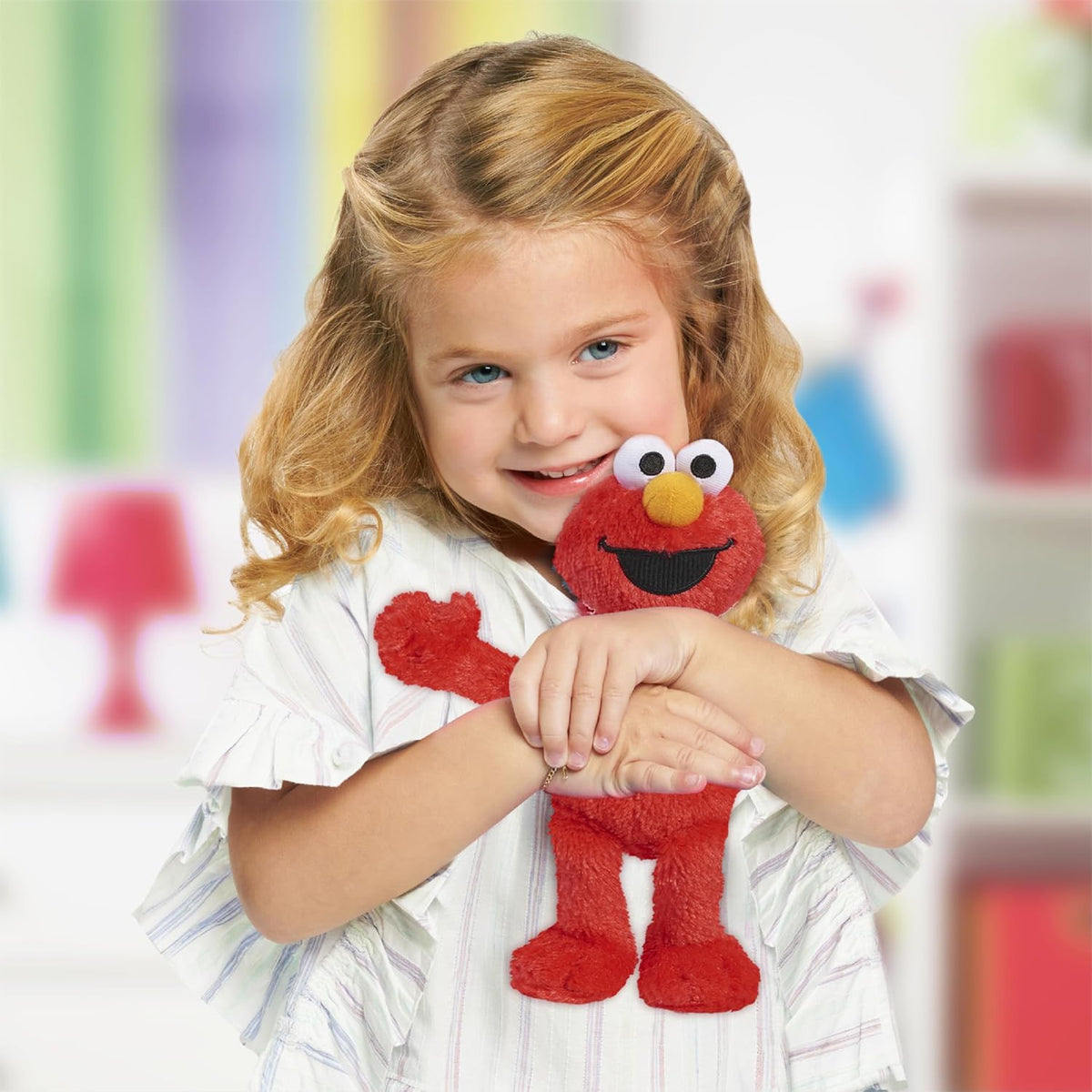 Sesame Street Amigos 20 cm Elmo de Peluche Sostenible, Juguetes par...