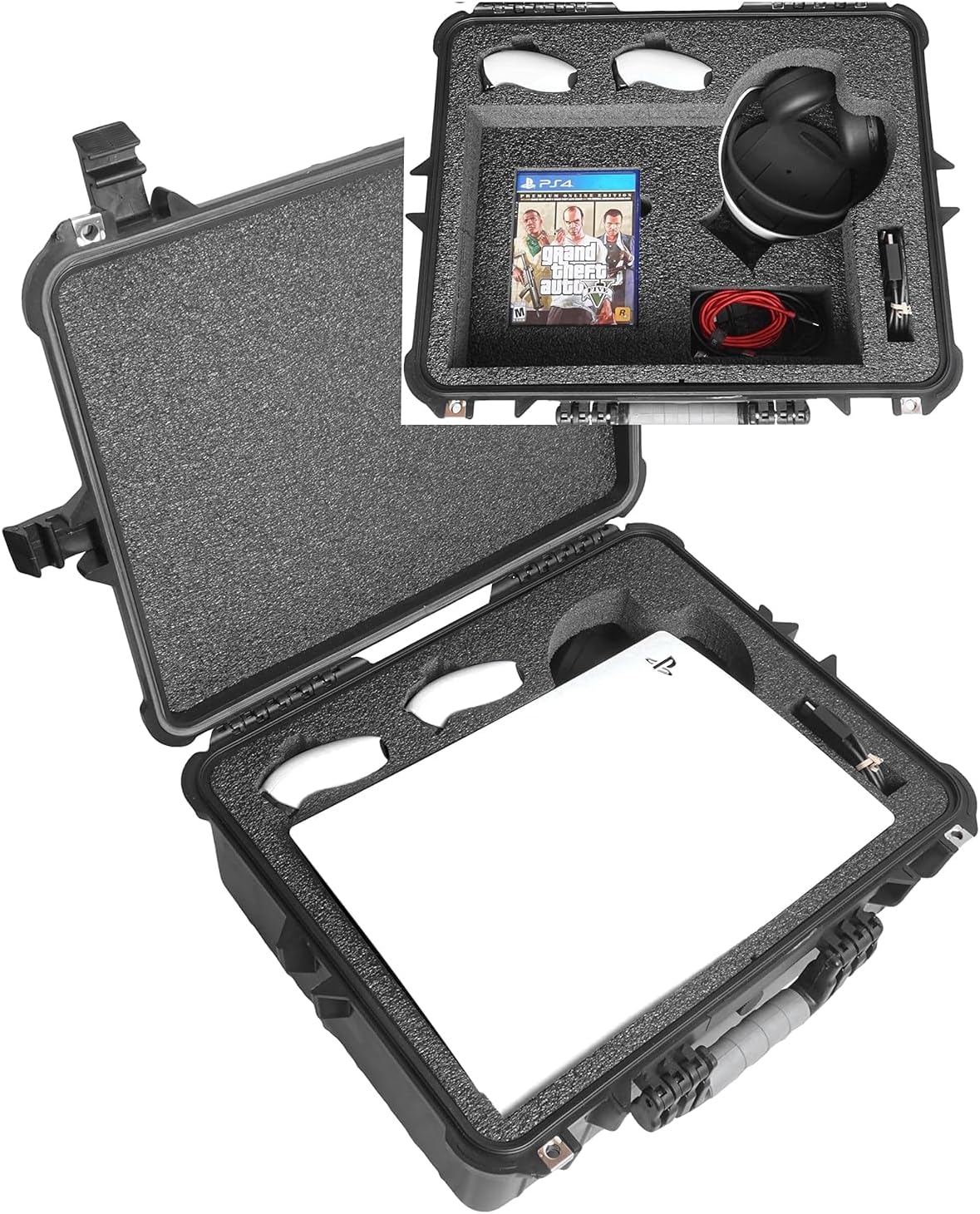 Case Club Funda impermeable para PS5 Gen 1 con auriculares y acceso...