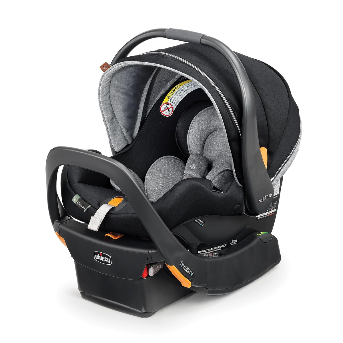 Chicco KeyFit Max Zip - Portabebés con cremallera y asiento de coch...