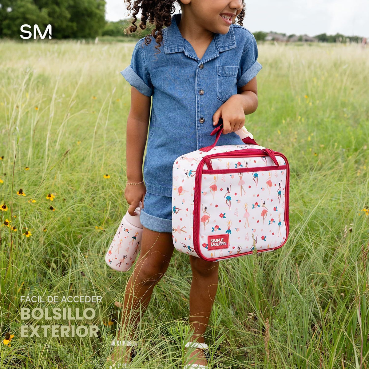 Simple Modern Disney - Lonchera infantil para la escuela, bolsa de...