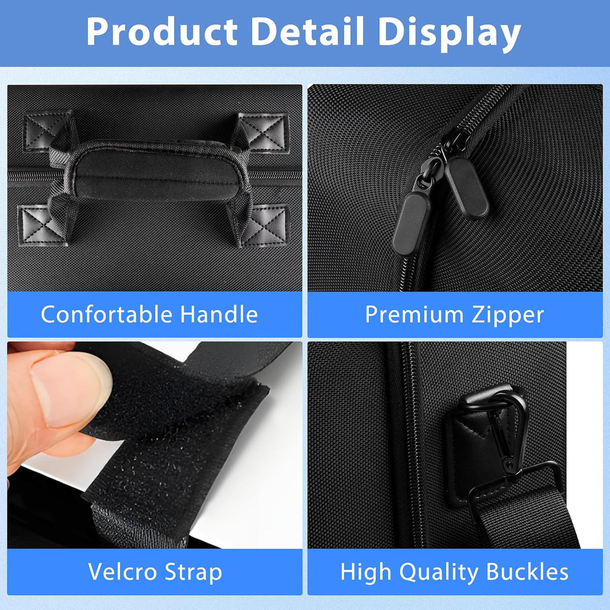 LVKAYCE Estuche de transporte compatible con PS5 SLIM 2023, bolsa d...