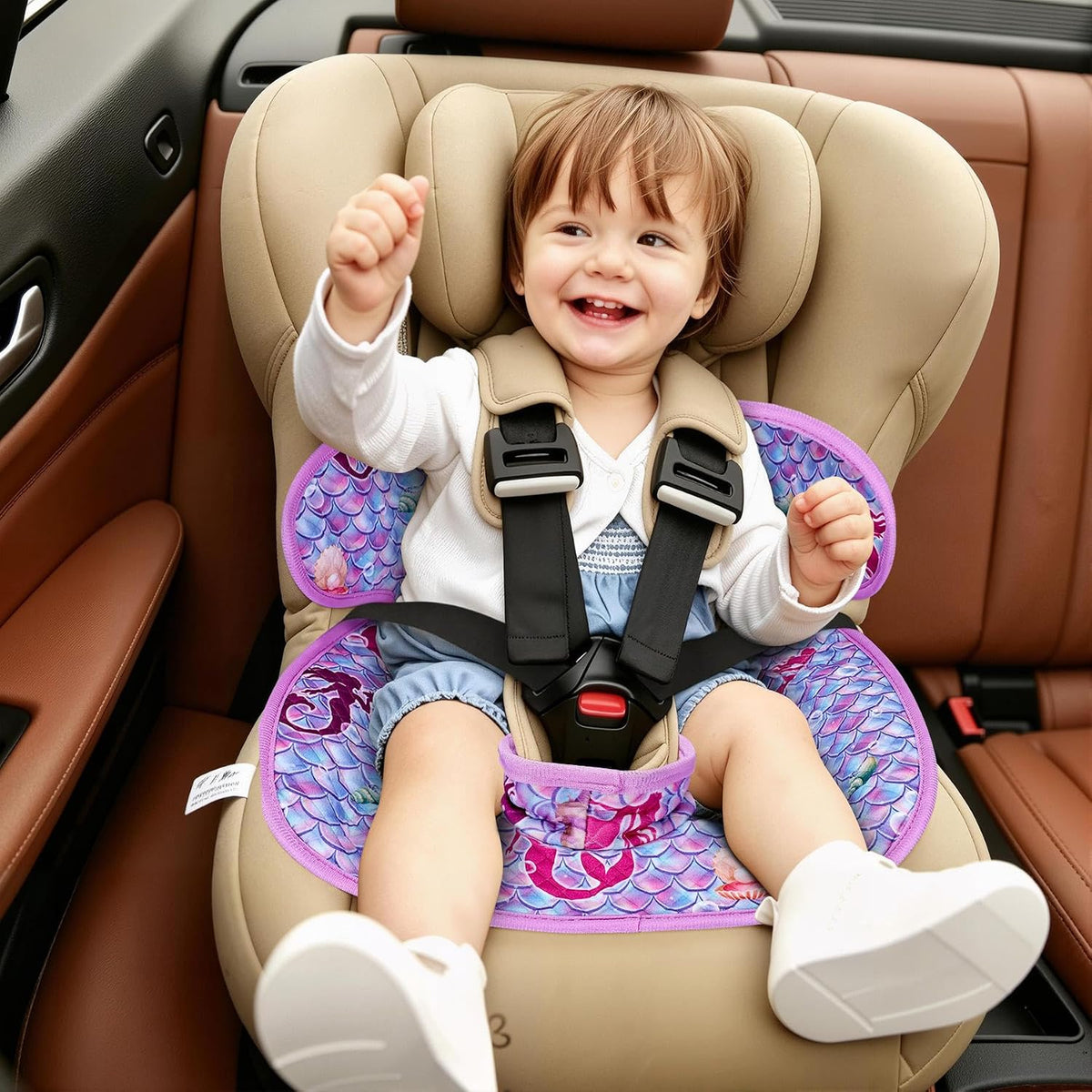 COOLBEBE Protector de asiento de coche impermeable para entrenamien...