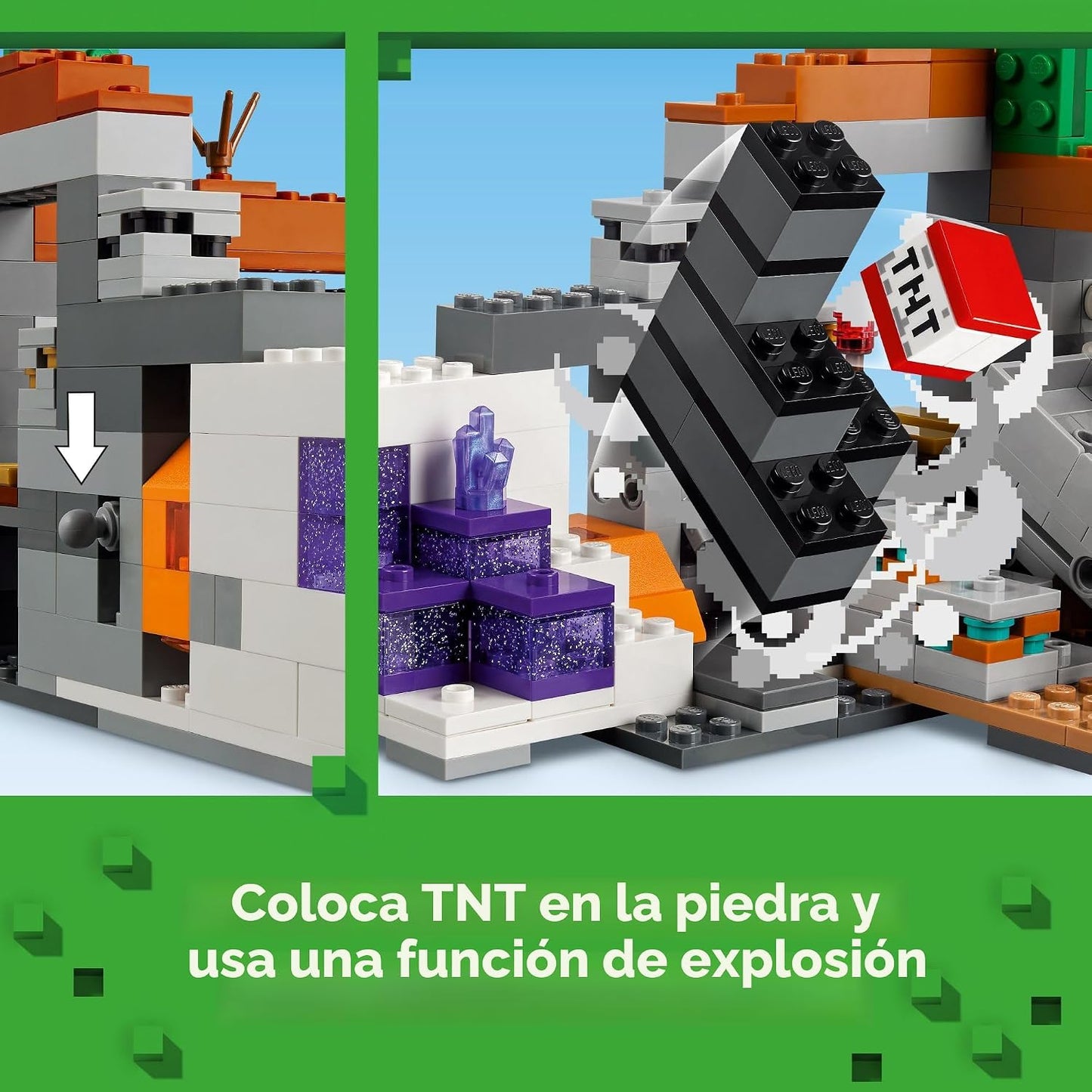 LEGO Minecraft The Badlands Mineshaft Juguete de Videojuego, Set de...