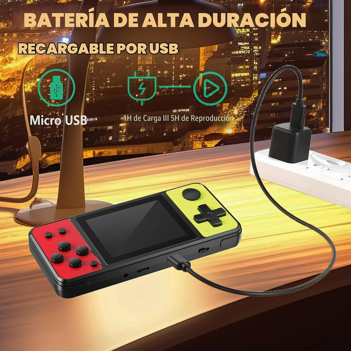 KAVOYI Juegos de mano de 32 bits para niños, 139 videojuegos integr...