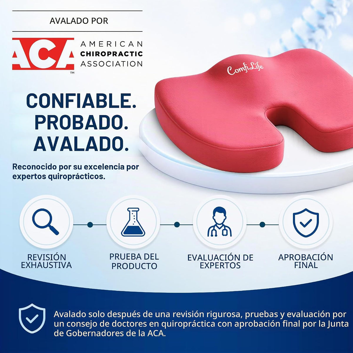 ComfiLife - Cojín prémium de gel y espuma viscoelástica para silla...