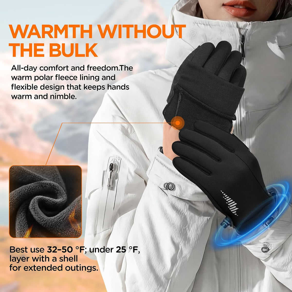 rivmount Guantes de invierno para mujeres y hombres, guantes de for...