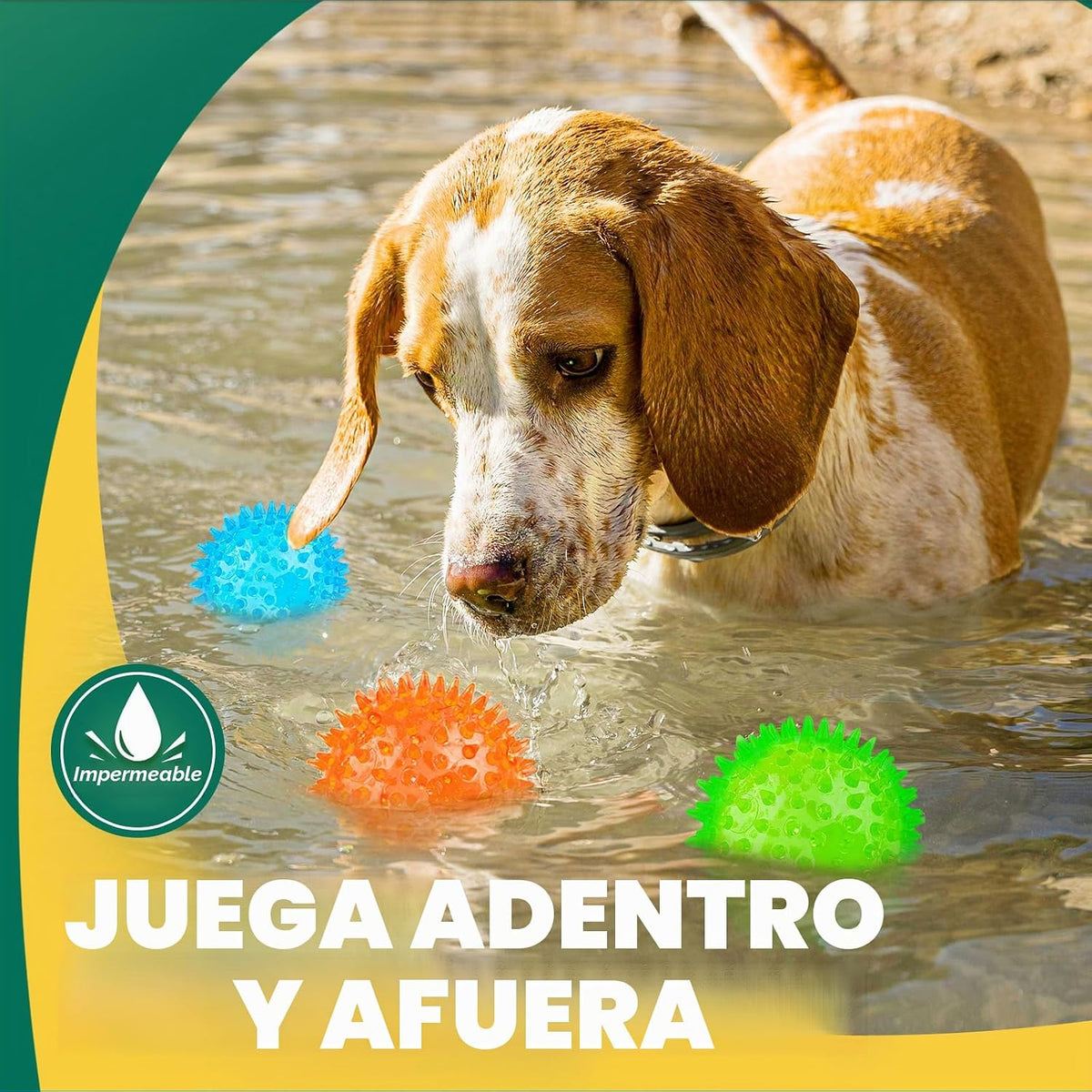 PUPTILY Pelota interactiva con 2 funciones diferentes para perros d...