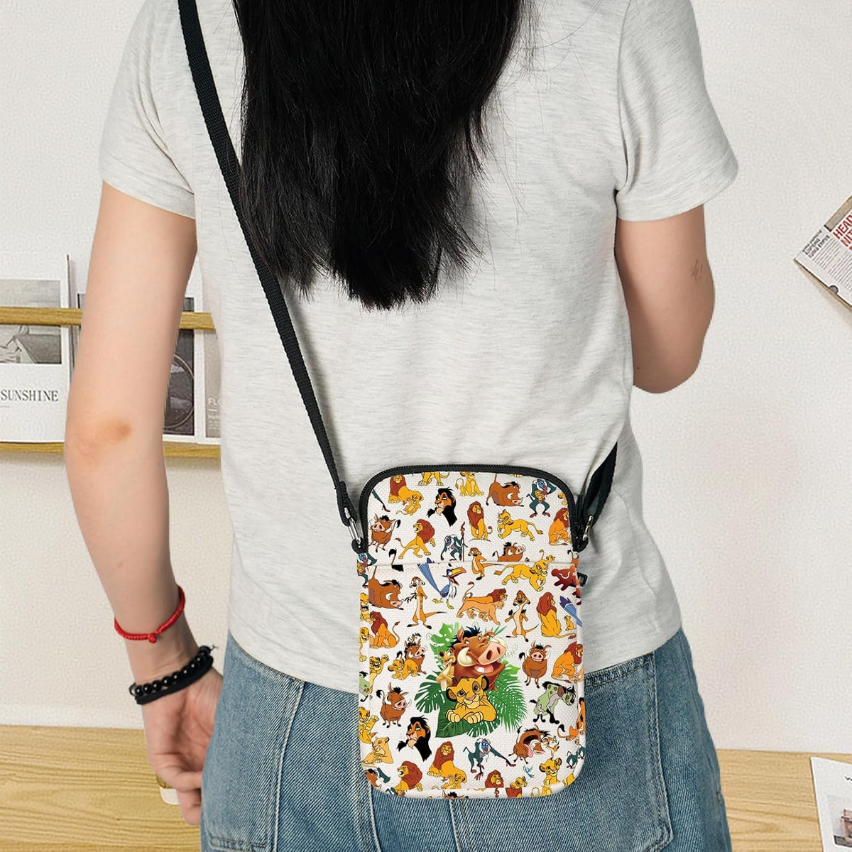 KEYCHIN Simba Lion Crossbody Bag Scar Fans Regalos Mufasa y Sarabi...