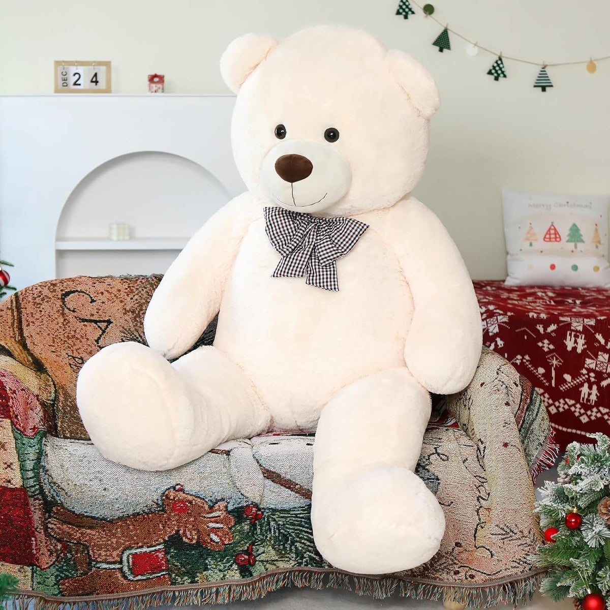 MaoGoLan Oso de Peluche Blanco Gigante Animal de Peluche de 5 Pies,...