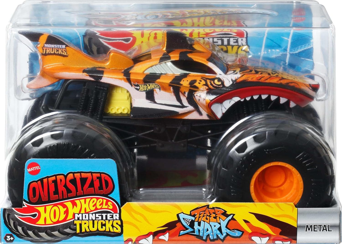 Hot Wheels Monster Trucks, camión monstruo de gran tamaño, camión d...