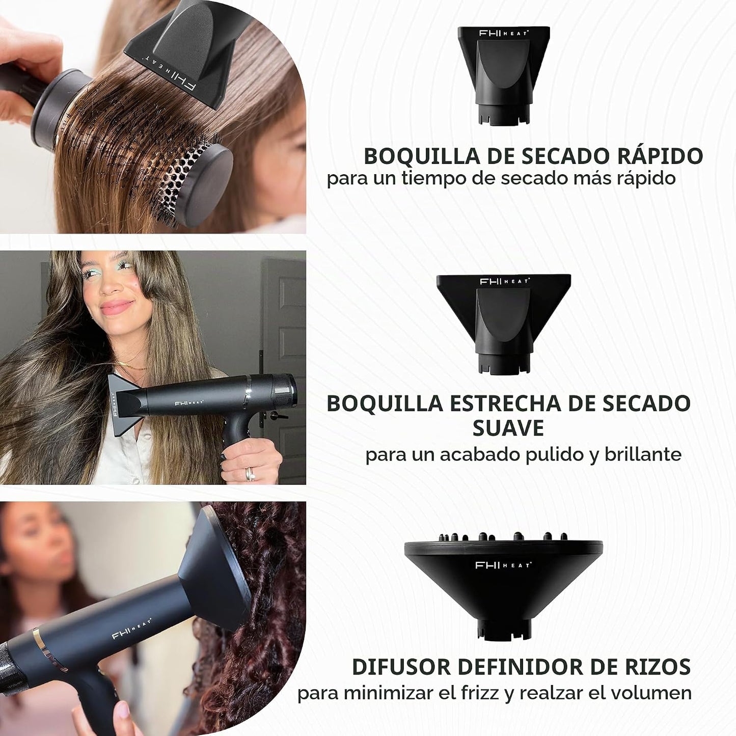 FHI Heat Innovator Pro Power Speed - Secador de pelo profesional co...