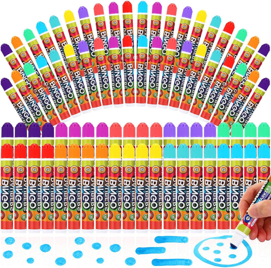 Crtiin Juego de 60 marcadores de puntos de colores mixtos en 10 col...