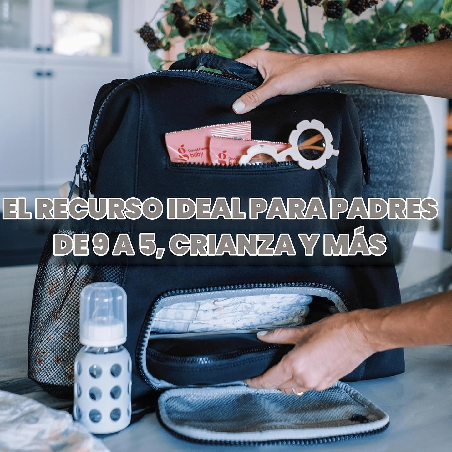Colugo - Mochila de neopreno para pañales con cambiador y bolsas |...