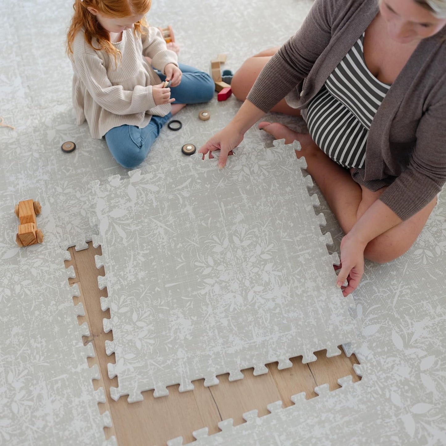 Little Landings Alfombra de Juego para Bebés para Piso - Edén (4x6...