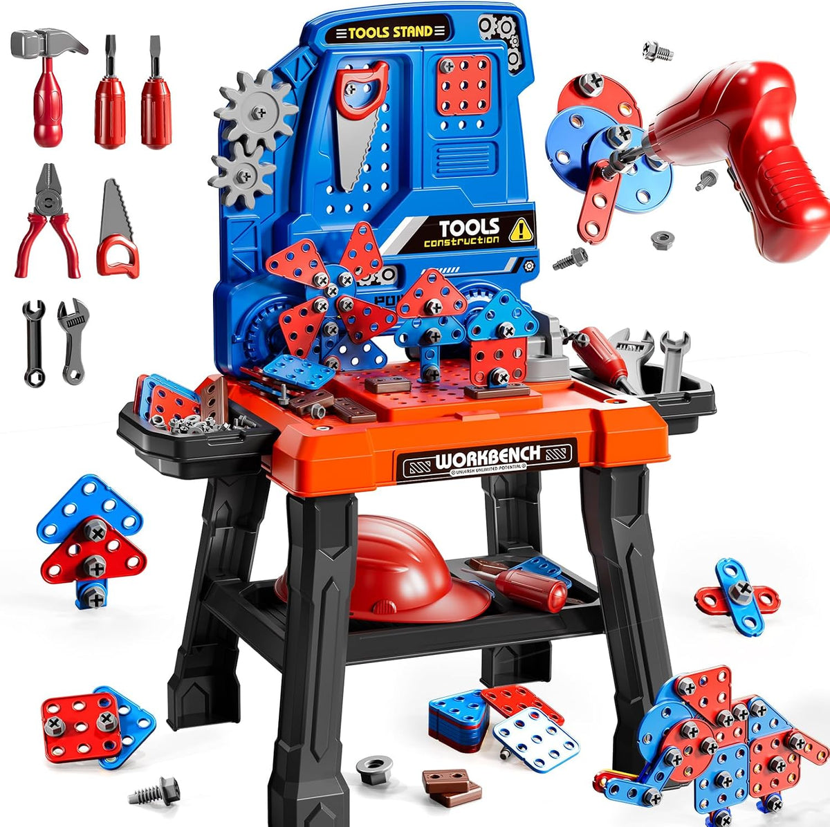 KIZONLY Juego de Juguetes de Herramientas para Niños con Sonido de...