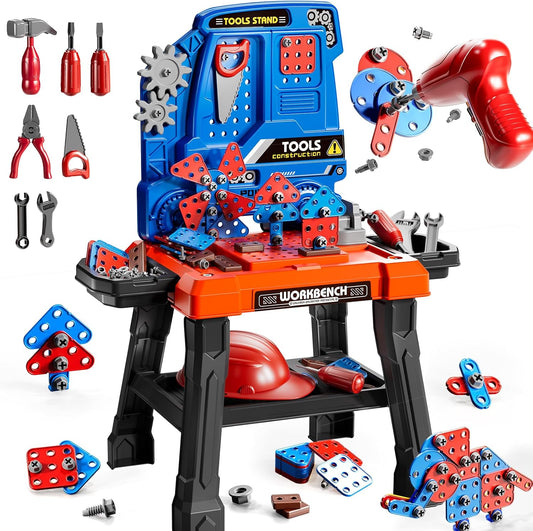 KIZONLY Juego de Juguetes de Herramientas para Niños con Sonido de...