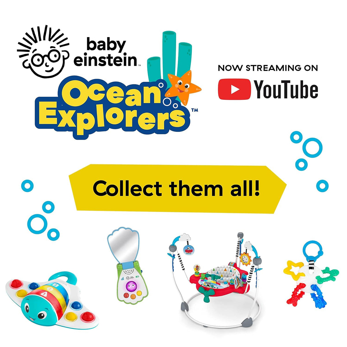 Baby Einstein Ocean Explorers Opus Spin &amp; Sea - Juguete de succ...