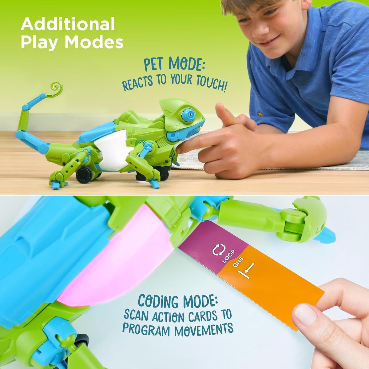 Thames &amp; Kosmos My Robotic Pet: Coding Chameleon STEM Kit de co...