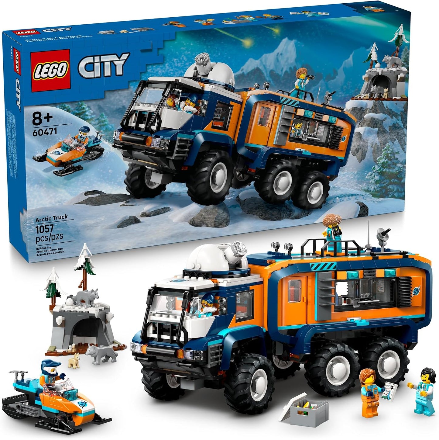 LEGO City Camión de Laboratorio Científico Explorador Ártico para C...