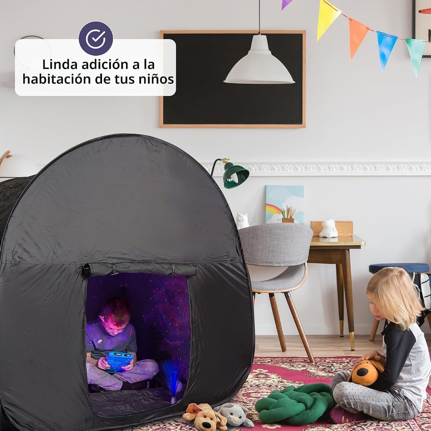 Tienda de campaña sensorial | Esquina tranquila para que los niños...