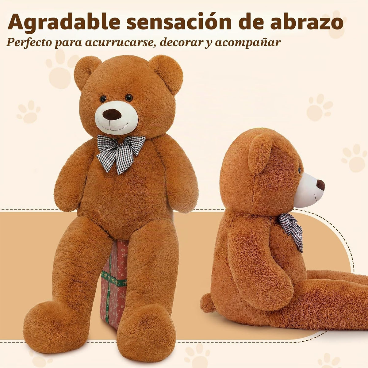MaoGoLan - Oso de peluche gigante extra grande de 55 pulgadas, anim...
