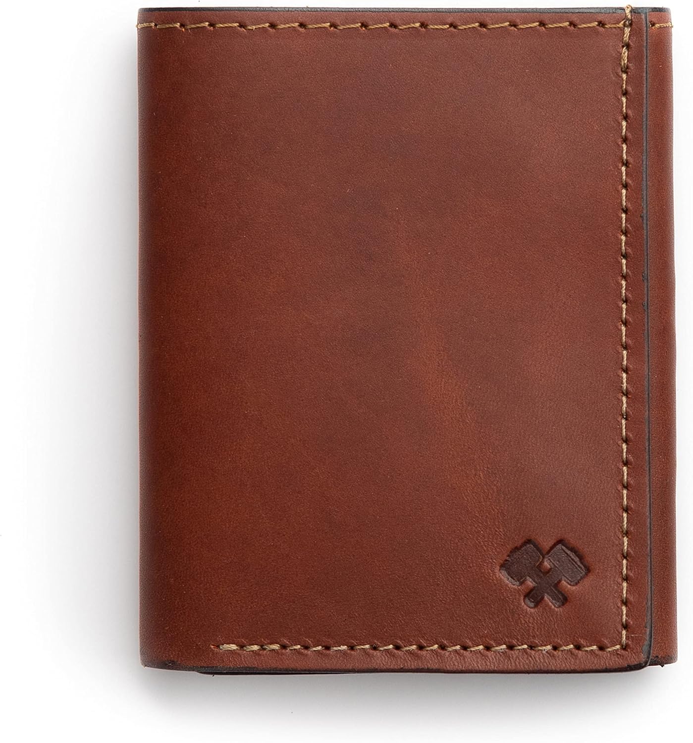 Billetera de cuero triple para hombre | Hecho en Estados Unidos | C...