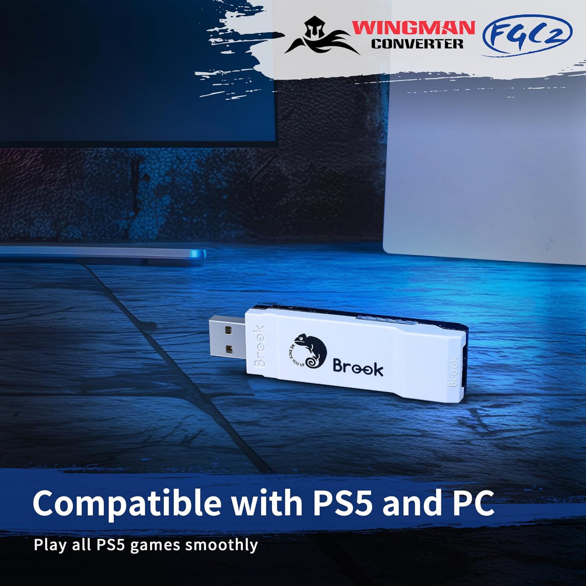 Brook Wingman FGC2 Converter-Arcade Joystick Adaptador Gamepad para...