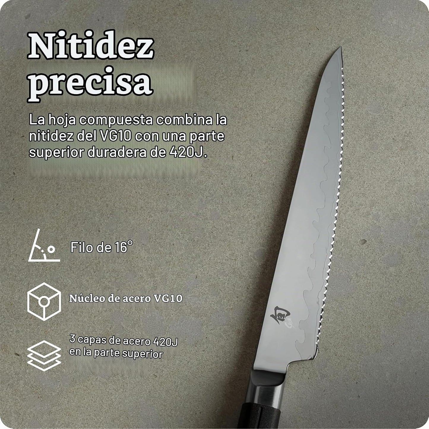 Shun Sora - Cuchillo para pelar, Utilitario, Plateado | Cuchillo de...