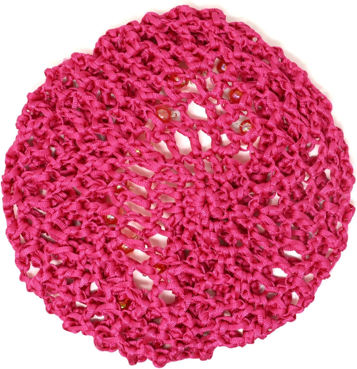 yueton 1 paquete de gorro de punto de ganchillo rosa estilo calaver...