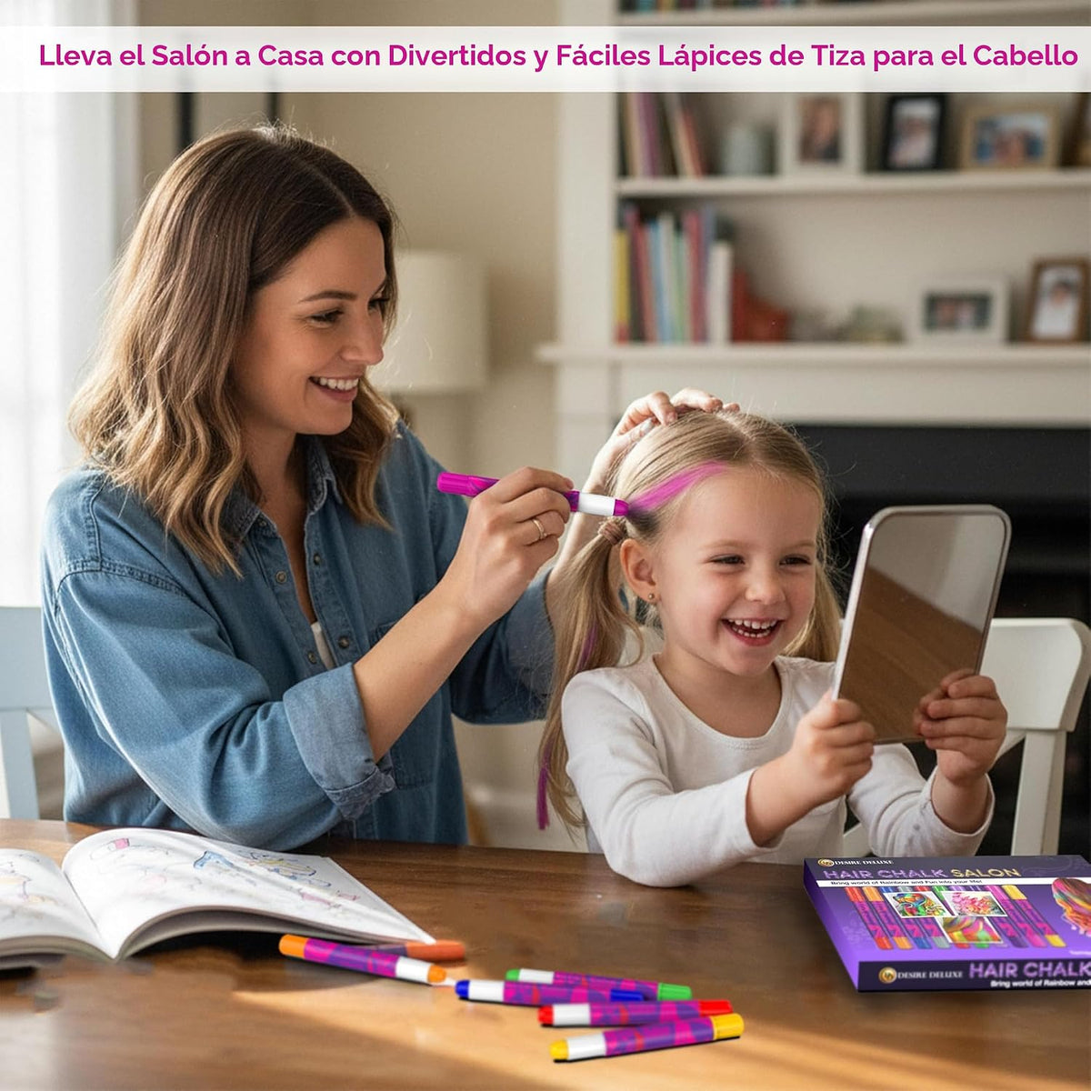 Desire Deluxe - Regalos para Niñas Tiza para Cabello 10 Bolígrafos...