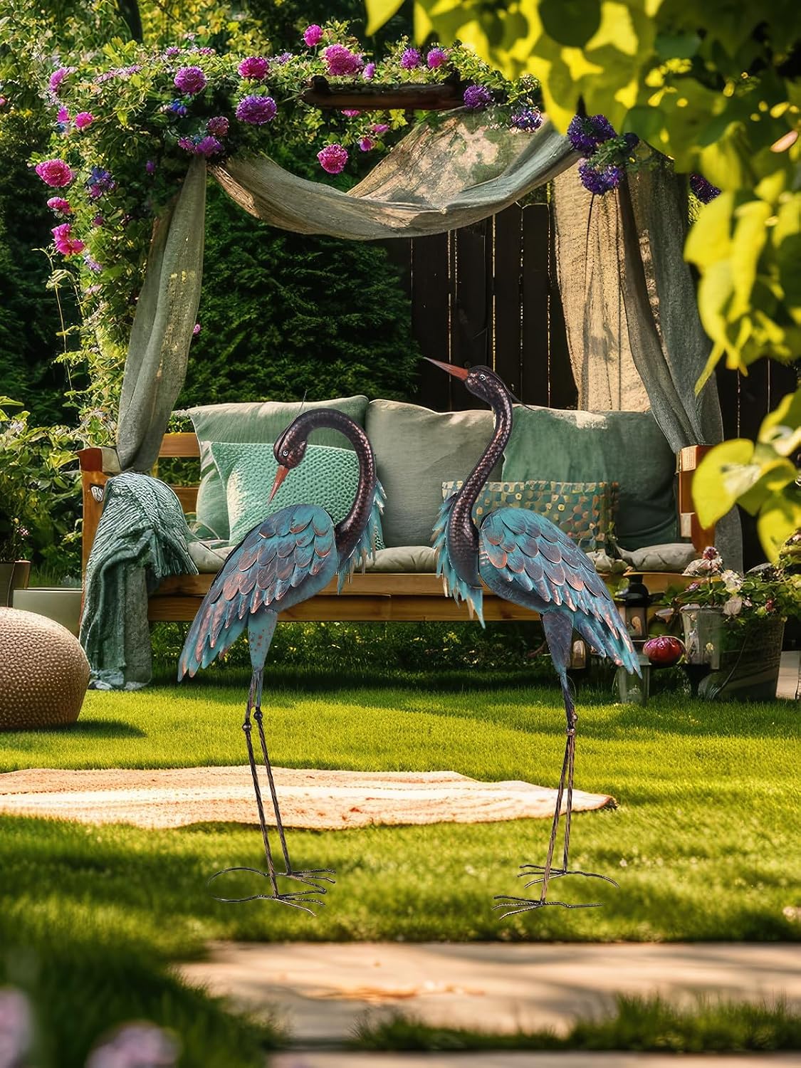 YEAHOME Estatuas de Decoración de Jardín para Exteriores, 40"\/...