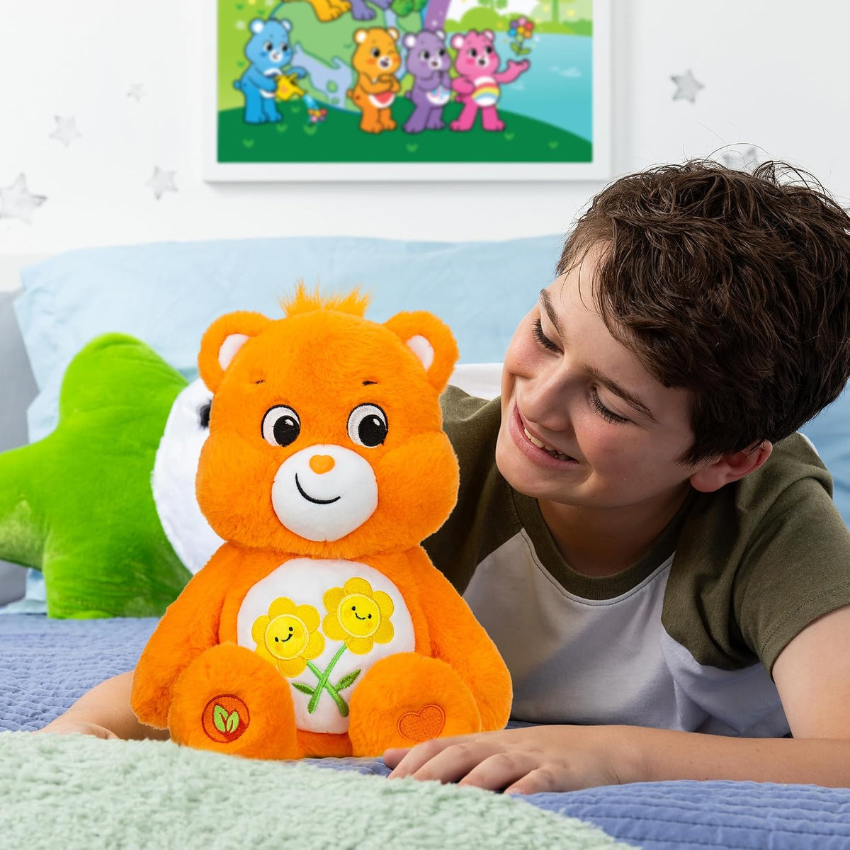 Care Bears Peluche de Oso Amigo de 14" - Tamaño Mediano - Peluc...