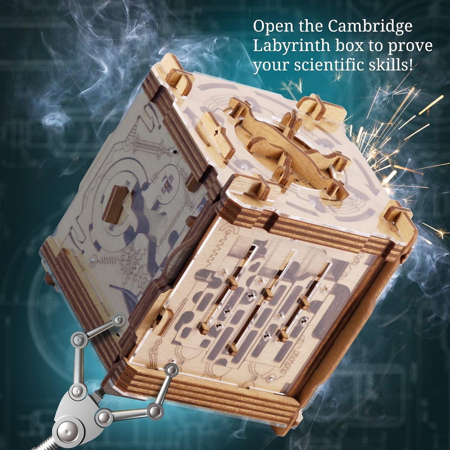 iDventure Cluebox Cambridge Labyrinth | Caja de rompecabezas de mad...
