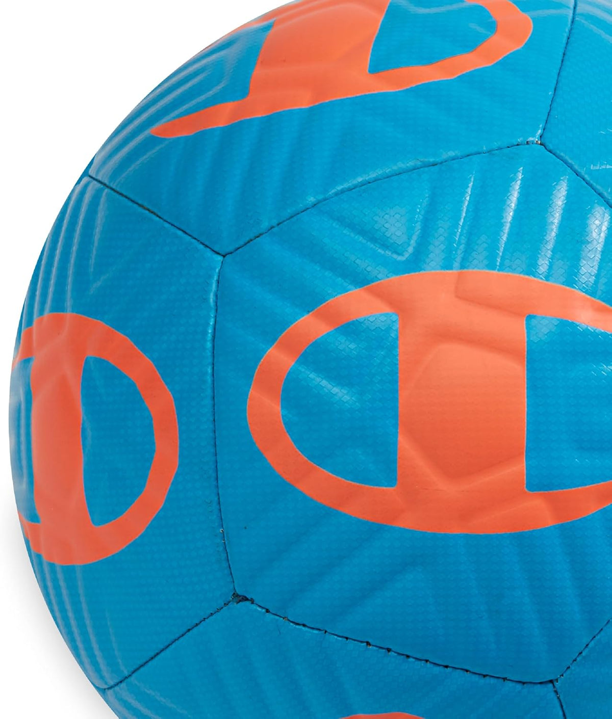 Champion Playmaker Logo Balón de fútbol desinflado con bomba, balón...