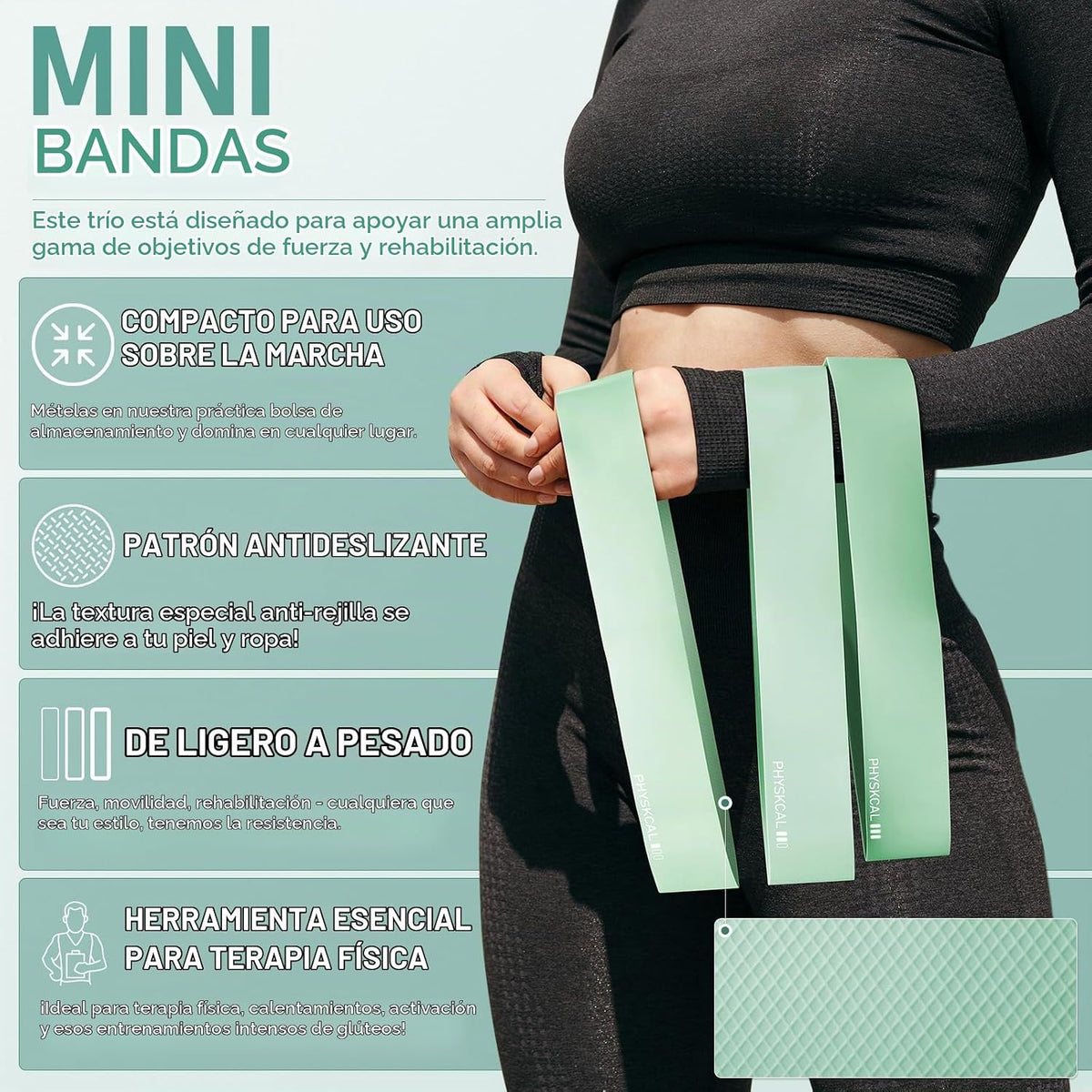 Kit de Pilates PhysKcal, anillo de pilates de 15 pulgadas con 1 bol...